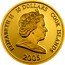 Cook Islands 10 Dollars Pope John Paul II 2005 Proof KM# 1178 ELIZABETH II 10 DOLLARS COOK ISLANDS 2005 coin obverse