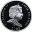 Cook Islands 10 Dollars Elizabeth II Ayers Rock 2008 Proof KM# 620 ELIZABETH II COOK ISLANDS IRB 2008 coin obverse