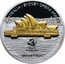 Cook Islands 10 Dollars Sydney Opera House 2008 Proof KM# 623 AUSTRALIA SYDNEY OPERA HOUSE WORLD MONUMENTS 10 DOLLARS coin reverse