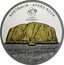 Cook Islands 10 Dollars Elizabeth II Ayers Rock 2008 Proof KM# 620 AUSTRALIA AYERS ROCK WORLD MONUMENTS 10 DOLLARS coin reverse
