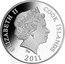 Cook Islands 10 Dollars Asia 2011 Proof KM# 1507 ELIZABETH II COOK ISLANDS IRB 2011 coin obverse