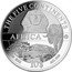 Cook Islands 10 Dollars Africa 2011 Proof KM# 1509 THE FIVE CONTINENTS AFRICA 1OZ BIG 10$ AG.999 coin reverse