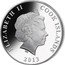 Cook Islands 10 Dollars Fuleco. 2014 FIFA World Cup Brazil 2013 Proof KM# 1611 ELIZABETH II COOK ISLANDS IRB 2013 coin obverse