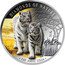 Fiji 10 Dollars Diamonds of Nature. White Tiger 2012  Proof DIAMONDS OF NATURE THE WHITE TIGER N coin reverse