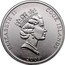 Cook Islands 100 Dollars Bounty 2010 KM# 737 ELIZABETH II COOK ISLANDS 2009 coin obverse
