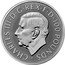 UK 100 Pounds (Charles III Seymour Unicorn) CHARLES III D G REX F D 100 POUNDS MJ coin obverse