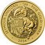 UK 100 Pounds (Charles III Seymour Unicorn) SEYMOUR UNICORN 1 OZ FINE GOLD 999.9 DL 2024 coin reverse