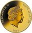 Cook Islands 1000 Dollars Nautilus 2014 Proof KM# 1677 ELIZABETH II COOK ISLANDS IRB 2014 coin obverse