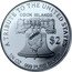 Cook Islands 2 Dollars Elizabeth II Double Eagle 2022  A TRIBUTE TO THE UNITED STATES COOK ISLANDS LIBERTY $ 2 IRB 1/4 OZ .999 PURE SILVER coin obverse