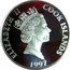 Cook Islands 20 Dollars 13th Century. Marco Polo and Kublai Khan 2007 Proof KM# 894 ELIZABETH II COOK ISLANDS RDM 1997 coin obverse