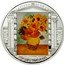 Cook Islands 20 Dollars Vincent van Gogh. Sunflowers 2010 Proof KM# 1341 MASTERPIECES OF ART 2010 VINCENT VAN GOGH coin reverse