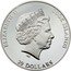 Cook Islands 20 Dollars Pierre-Auguste Renoir. Sleeping Bather 2012 Proof KM# 1435 ELIZABETH II COOK ISLANDS IRB 20 DOLLARS coin obverse