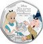 Cook Islands 25 Cents (Alice in Wonderland -70th anniversary. More Tea) ALICE IN WONDERLAND 1951 - 2021 DISNEY ©DISNEY coin reverse