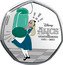 Cook Islands 25 Cents (Alice in Wonderland-70th anniversary. Nothing is Impossible) ALICE IN WONDERLAND 1951 - 2021 DISNEY ©DISNEY coin reverse
