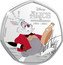 Cook Islands 25 Cents (Alice in Wonderland. I'm Late) ALICE IN WONDERLAND 1951 - 2021 DISNEY ©DISNEY coin reverse