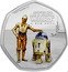 Cook Islands 25 Cents Star Wars A New Hope. Droids for Sale 2022 STAR WARS TM A NEW HOPE © & TM LUCASFILM LTD coin reverse