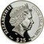 Cook Islands 25 Dollars (Year of the Tiger) IRB ELIZABETH II COOK ISLANDS 5 OZ $25 AG999 coin obverse