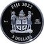 Fiji 3 Dollars The Blue Marble. Domed 2022 FIJI 2022 REREVAKA NA KALOU KA DOKA NA TUI 3 OZ .999 FINE SILVER 3 DOLLARS coin obverse