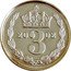 Cook Islands 3 Cents Golden Jubilee. Maundy Money 2002 Proof KM# 451 20 02 3 coin reverse