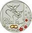 Cook Islands 5 Dollars Wedding day 2010 Proof KM# 1307 С ДНЁМ СВАДЬБЫ coin reverse