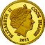 Cook Islands 5 Dollars Tiki Art Tangaroa 2011 Proof KM# 1504 ELIZABETH II COOK ISLANDS 2011 coin obverse