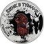 Cook Islands 5 Dollars Hedgehog in a fog 2011 Proof KM# 1374 ЁЖИК В ТУМАНЕ СОЮЗМУЛЬТФИЛЬМ coin reverse