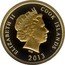 Cook Islands 5 Dollars 175th birthday of Zeppelin 2013 Proof KM# 1605 ELIZABETH II COOK ISLANDS IRB 2013 coin obverse