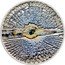 Cook Islands 5 Dollars Chelyabinsk Meteorit 2013 Proof KM# 1650 CHELYABINSK METEORITE 2013 54 49 N, 61 07 E coin reverse