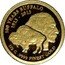 Cook Islands 5 Dollars Buffalo (100th Anniversary 2013 Proof KM# 1609 100 YEARS BUFFALO 1913 - 2013 1/2 G .9999 FINEST GOLD coin reverse