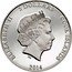 Cook Islands 5 Dollars lpine skier Tina Maze 2014 Proof KM# 1666 ELIZABETH II 5 DOLLARS COOK ISLANDS IRB 2014 coin obverse