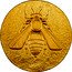 Cook Islands 5 Dollars Charles III Honey Bee. Ephesos 2023  Silk Finish  coin reverse