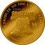 Cook Islands 5 Dollars Charles III Liberty Taming the West 2023  A TRIBUTE TO THE UNITED STATES COOK ISLANDS LIBERTY $5 IRB .9999 PURE GOLD coin obverse