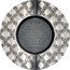 Cook Islands 5 Dollars (Charles III Secret Heart) 20 23 LOVE IS NOT LOVE WHICH ALTERS WHEN IT ALTERATION FINDS, OR BENDS WITH THE REMOVER TO REMOVE: O NO! IT IS AN EVER-FIXED MARK THAT LOOKS ON TEMPESTS AND IS NEVER SHALEN. WILLIAM SHAKESPEARE coin reverse