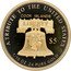 Cook Islands 5 Dollars Elizabeth II Liberty 2016  KM# 2415 A TRIBUTE TO THE UNITED STATES COOK ISLANDS LIBERTY $5 1/10 OZ .24 PURE GOLD coin obverse