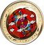 Fiji 5 Dollars (Koi Fish. Coloured)  coin reverse