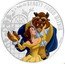 Cook Islands 50 Cents Beauty & The Beast 2021 A TALE OF BEAUTY FOUND WITHIN ©DISNEY coin reverse