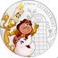 Cook Islands 50 Cents (Disney - Beauty & The Beast 30th Anniversary - Enchantment) A TALE OF ENCHANTMENT ©DISNEY coin reverse