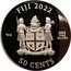 Fiji 50 Cents Dogs 2022  KM# 1047 FIJI 2022 REREVAKA NA KALOU KA DOKA NA TUI 1OZ .999 FINE SILVER 50 CENTS coin obverse