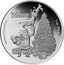 Fiji 50 Cents Shrek Christmas 2021  BU DREAMWORKS SHREK @ DWA LLC DREAMWORKS SHREK 1 OZ .999 AG coin reverse