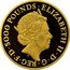 UK 5000 Pounds (Elizabeth II Una and The Lion) ELIZABETH II D G REG FID DEF 5000 POUNDS J.C coin obverse