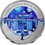 Fiji Half Dollar (International Space Station 25th Anniversary) INTERNATIONAL SPACE STATION coin reverse