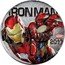 Fiji Half Dollar Light-up Iron Man 2017  MARVEL IRONMAN 2017 coin reverse