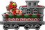 Fiji Half Dollar (Santa Express. Caboose) MERRY CHRISTMAS coin reverse