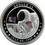 Fiji One Dollar 50th Anniversary of the Moon Landing. Coloured 2019 APOLLO 11 THE EAGLE HAS LANDED JULY 20, 1969 coin reverse