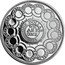 Cook Islands One Dollar (Charles III Continental Dollar) MASSASCHS N HAMP S CONNECT T R ISLAND N YORK N JERSEY PENNSILV DELAWARE MARYLAND VIRGINIA N CAROLIN S CAROLIN GEORGIA ONE DOLLAR WE ARE ONE 2023 coin reverse