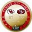 Fiji One Dollar (Chiefs Super Bowl LIV Champions. Final) 31 20 MIAMI KANSAS CITY CHIEFS L IV coin reverse
