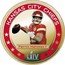 Fiji One Dollar (Chiefs Super Bowl LIV Champions. Patrick Mahomes II) PATRICK MAHOMES II KANSAS CITY CHIEFS L IV coin reverse