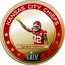 Fiji One Dollar (Chiefs Super Bowl LIV Champions. Tyrann Mathieu) TYRANN MATHIEU KANSAS CITY CHIEFS L IV coin reverse