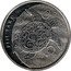 Fiji One Dollar (Hawksbill Taku Turtle) FIJI TAKU FINE SILVER .999 1/2 OZ coin reverse