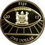 Fiji One Dollar (New England Patriots Super Bowl Championship. Julian Edelman) FIJI ONE DOLLAR 20 17 coin obverse